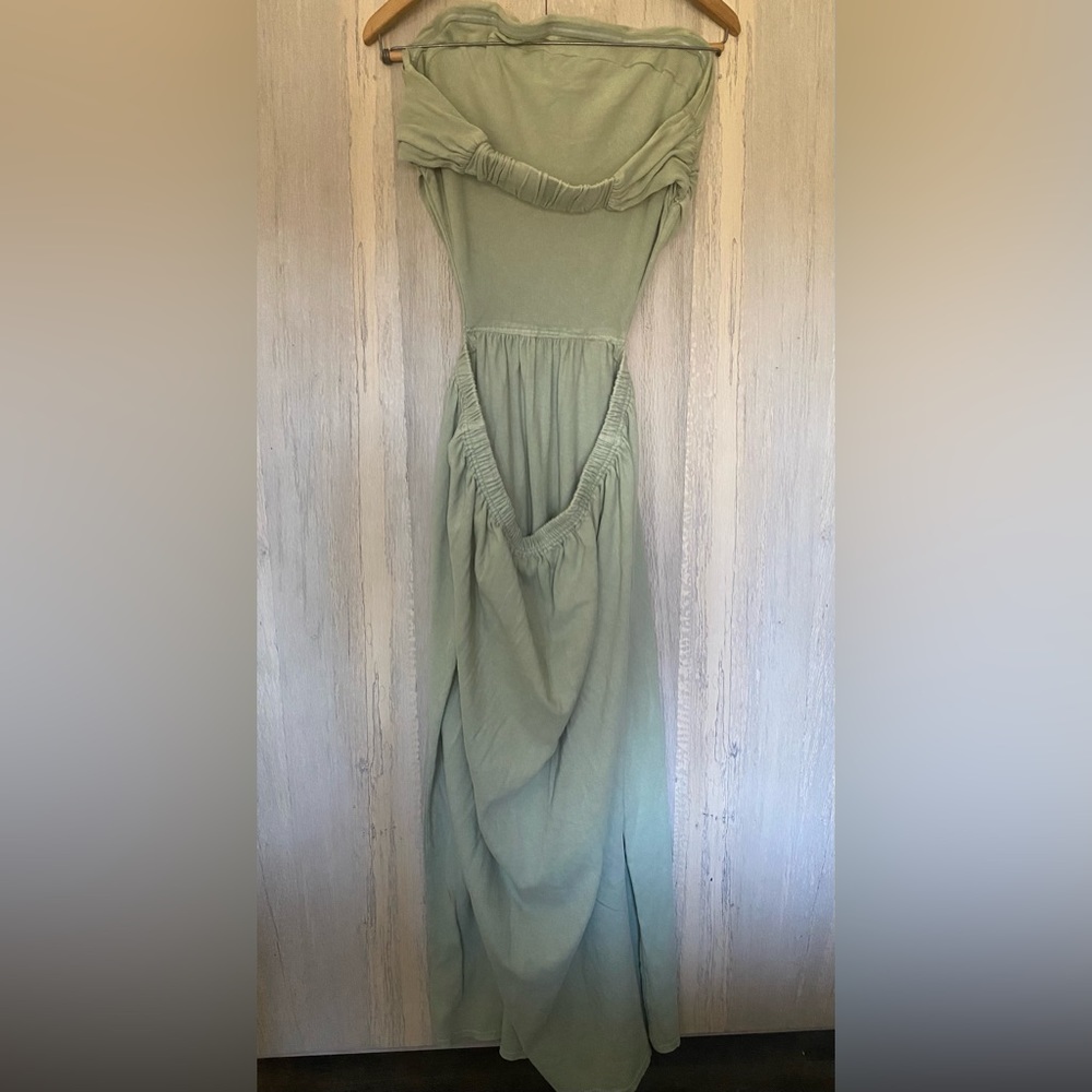 Free People Sage Green Maxi Dress - Picture 5 of 6